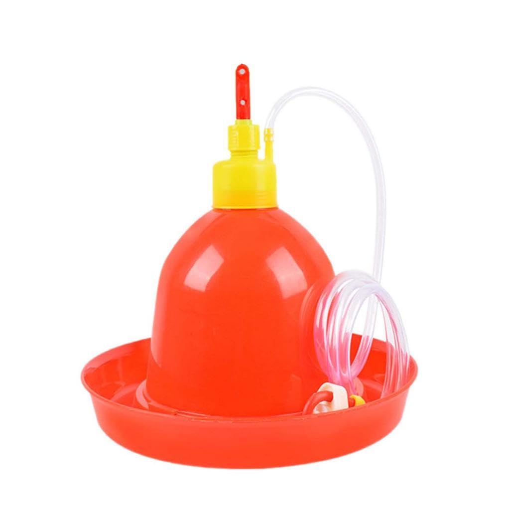 Gralara Bebedero Automático para Aves de Corral, Recipiente de Hidratación para Gallinas Y