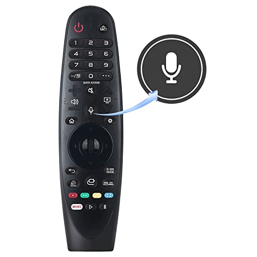 VINABTY AN-MR19BA Replacement Voice Remote Control fit for LG Smart TV 75SM8670PUA 70UM7370PUA 65UM7300PUA 55UM7300PUA 43UM7300PUA 50UM7300PUA 50UM7300AUE 49SM8600PUA 65SM8600PUA - Image 3
