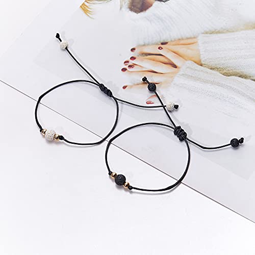 Desimtion Couples Bracelets I Love You Morse Code Matching Bracelets for Couples Gifts for Him and Her, Long Distance Relationship Gifts for Boyfriend and Girlfriend3