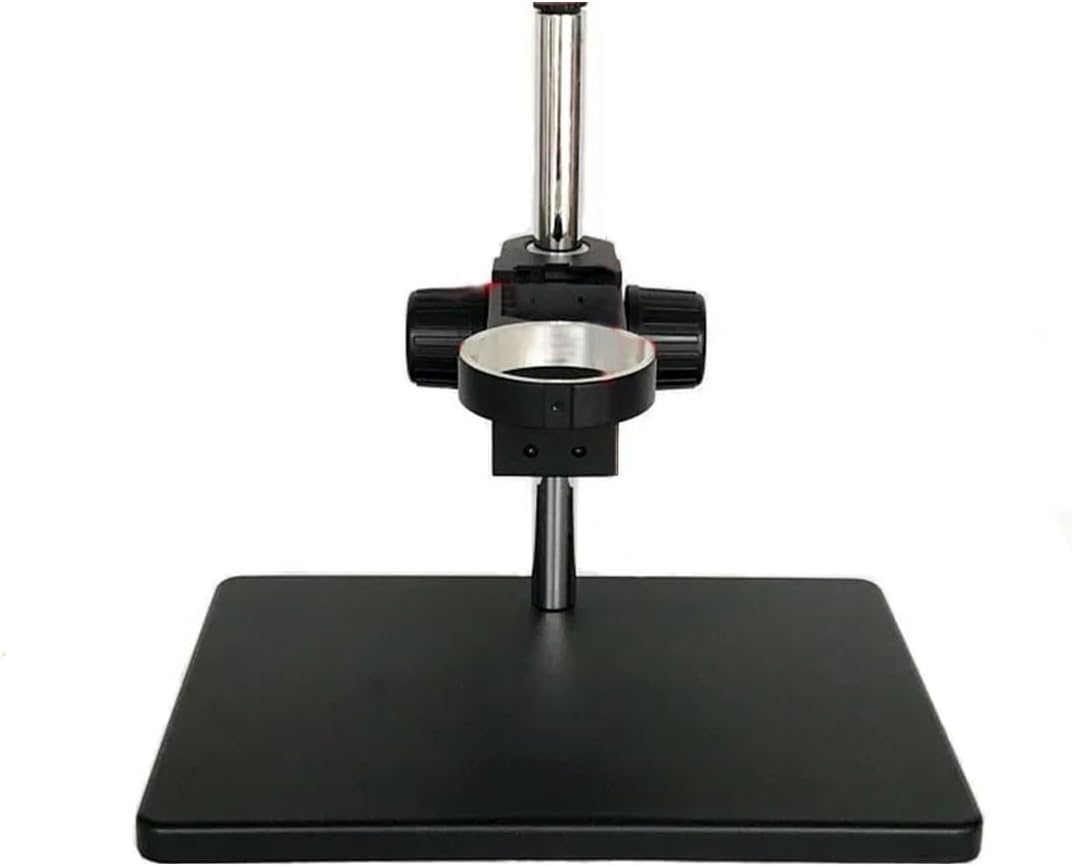 顕微鏡キット 顕微鏡アーム 大型テーブルスタンド フォーカスラック 直径76mmアーム付き 三眼双眼実体顕微鏡 PCBラボ修理用 顕