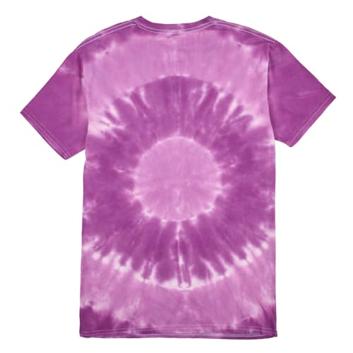 Five Nights at Freddy's Bonnie Face Men's Purple Spiral Spiral Tie-Dye Crew Neck Short Sleeve T-Shirt3