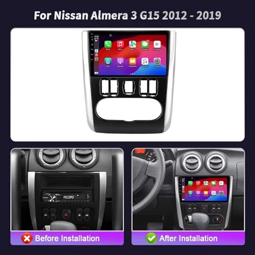 Evita multas con manos libres Bluetooth en tu pantalla Nissan Almera 2 DIN 6