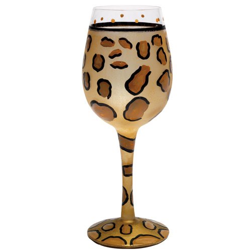 Lolita Leopard Wine Glass GLS115510J Amazon.in Home & Kitchen