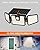 INCX Solar Lights Outdoor with Motion Sensor,Solar Lights for Outside 3 Heads Security Lights,156 LED Flood Light Spotlight, IP65 Waterproof 2 Pack