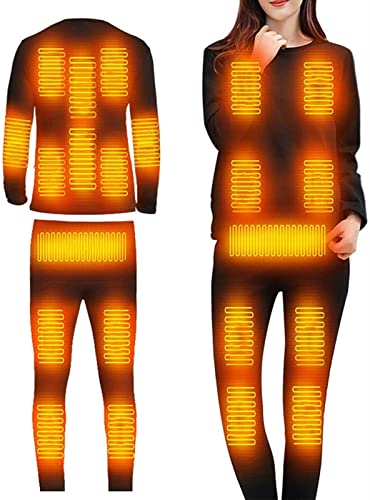 Ropa Interior térmica, Conjunto de Ropa Interior cálida y Suave para el Invierno (batería no incluida)