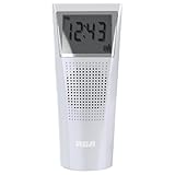 RCA BRC10 Bathroom Clock Radio (White)