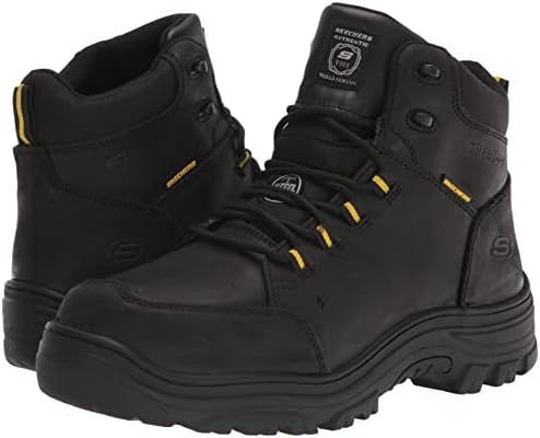Skechers Men's 200123W Benafick Construction Shoe, Black, 8.5 Wide | Image 6