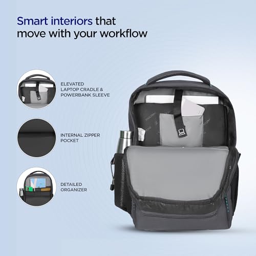 HARISSONS Volt 30L Laptop Backpack Gray Grey - Image 4