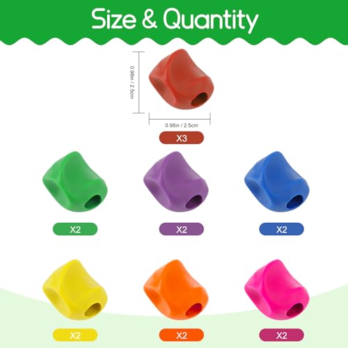 Choisyin CSY050069 Pencil Grips For Kids Handwriting,Pencil Grips Pencil Grippers 15Pcs Pencil Grip thumb #2