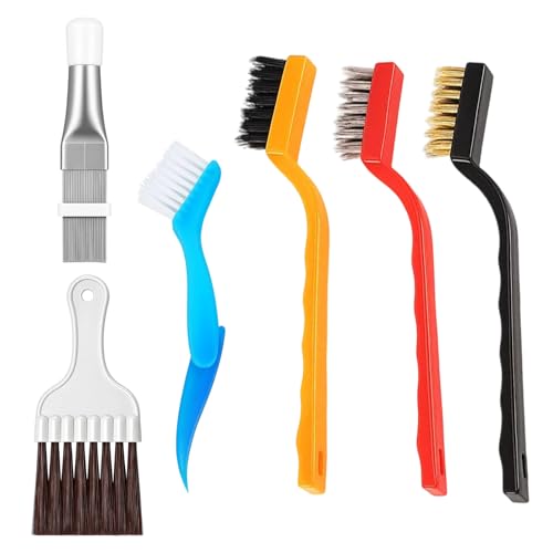 Lamellenkamm, 7-teiliges Reinigungsset Für Kondensator Und Trockner, Inklusive Lamellenkamm Trockner, Reinigungsbürste Für Wärmepumpe Und Trockner, Ideal Für Klimaanlagen Und Kühlschränke