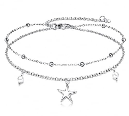 Image of TIGER RIDER Dragonfly Anklet Sterling Silver Dragonfly Gifts Jewelry for Women with Crystal Birthday Anniversary
