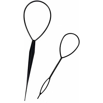 sularpek hair tail twister 2 pieces hair braid tool french hair twister fast spiral brachten diy hair styling aid tool for women girls black