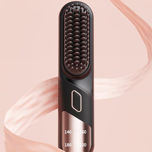 Cepillo alisador compacto para cabello con calentado rápido miniatura 4