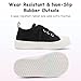 Toddler Shoes Boys Girls Slip On Canvas Sneakers Black
