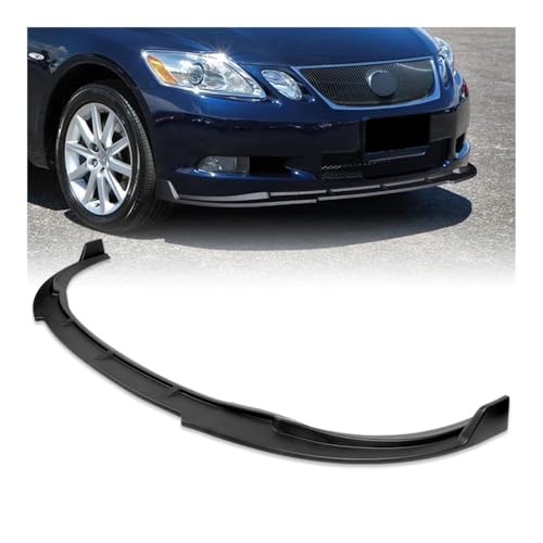 ZGGRB レクサス GS300 GS350 GS430 2006-2007 用フロントリップスポイラー STPスタイル ABSプラスチック スプリッターバンパーチン ボディキット 改造アクセサリー(Unpainted Matt Black)