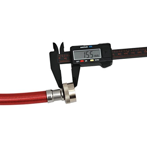 Washing Machine Hoses (4Ft) - Triple Layer Reinforced - Universal Fit (2 Pack) - Burst Proof Pvc Coated Ss Water Supply Line - 90 Degree Connection - Washer Water Supply Lines #TOP7