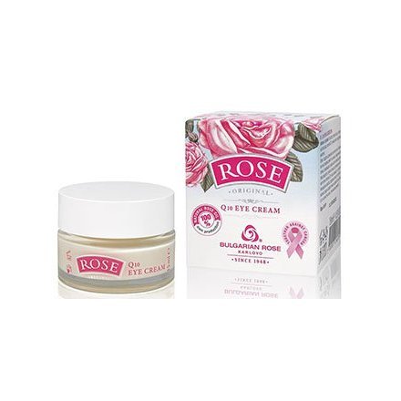 Crème contour des yeux Rose à l'eau de rose naturelle et Q10 soin hydratant 15ml