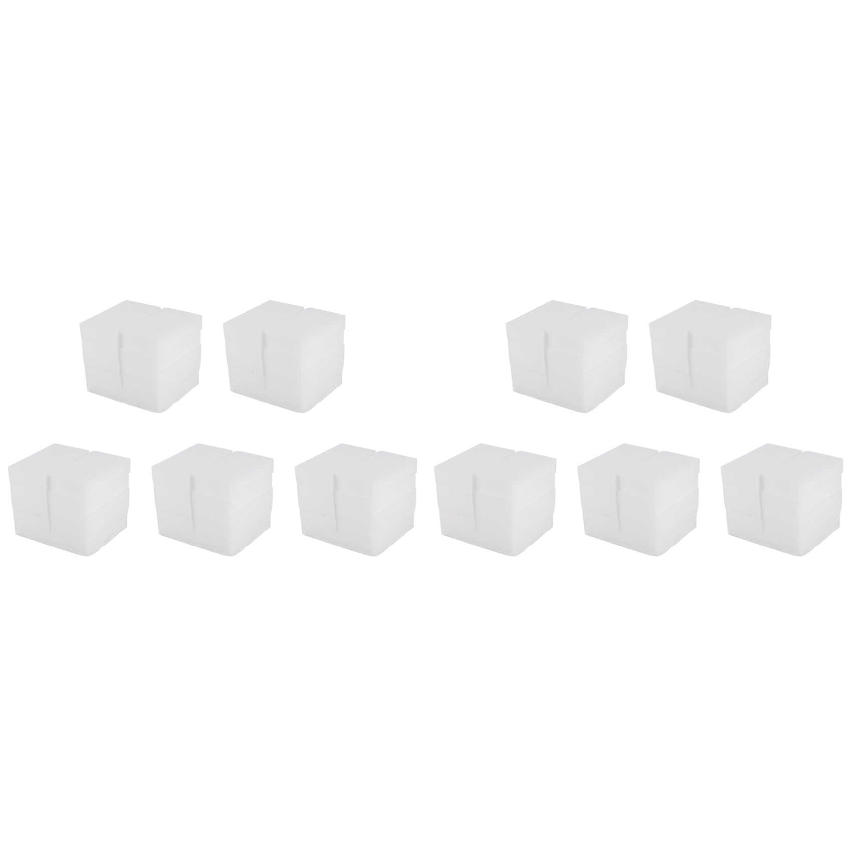 Hndhbfgrt 100x60x20mm 100pcs Magic Sponge Eraser Melamine Cleaner-White