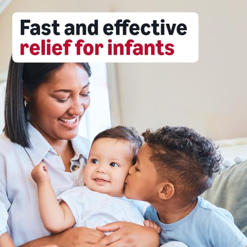 Image of Amazon Basics Infants' Pain & Fever, Acetaminophen 160 mg per 5 mL, Suspension Liquid, Dye-Free Cherry Flavor, 2 fl oz (Pack of 1) (Previously Care)
