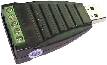 Gearmo USB to RS485/RS-422 Terminal Block Converter - Works with Windows 10