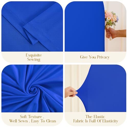 Arch Backdrop Cover 2 Set-7.2FT, 6FT Spandex Fitted Wedding Arch Stand Covers Set for Baby Shower Birthday Party Bridal Shower Wedding Ceremony Banquet Photo Arch Stand Background Decorations - Image 9