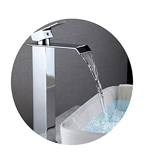 Robinet mitigeur de 29 cm pour éviter les éclaboussures sur lavabo