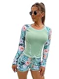 Lopie Women Rash Guard Shirts Long Sleeve Swimsuit...