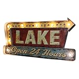 River's Edge Products Lake LED bar Sign