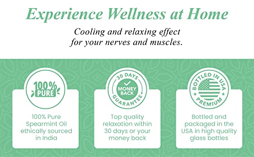 Handcraft Spearmint Essential Oil - 100% Pure And Natural - Premium Therapeutic Essential Oil For Diffuser And Aromatherapy - 0.33 Fl Oz - Pack Of 2 #TOP6