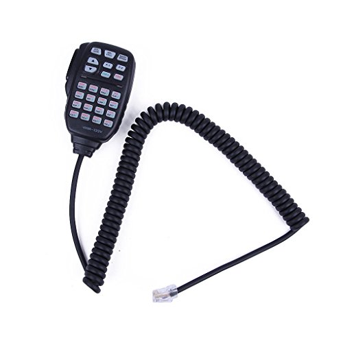 Replacement Remote Speaker Microphone 8-Pin Dtmf Modular Plug Remote Lapel Speaker Mic Compatible