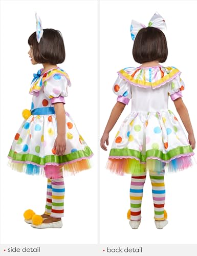 Disfraz de Payasita para Niñas 4T miniatura 3