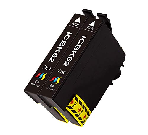 Amazon.co.jp: EPSON用エプソン用 IC62 互換インクカートリッジIC62-BK