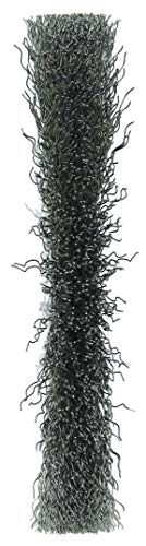 Image of Weiler 01125 6 inch Narrow Face Crimped Wire Wheel, Short Trim, .014 inch Steel Fill, 5 /8 inch-1 /2 inch Arbor Hole, Made in The USA (Pack of 10)