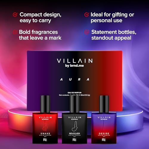 VILLAIN Store Villain Aura Luxury Pack of 3 · 30 ml (90 ml total) - Image 5