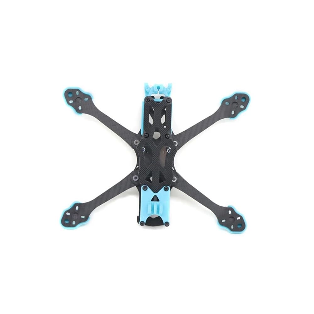 Convient for Le kit de Cadre de quadricoptère O3 Air Unit HD, Bras de 5,5 mm for APEX FPV Convient for APEX5 O3 5 Pouces KIT 225 mm Cadre en Fibre de Carbone FPV Drone(Blue O3 DC Version)