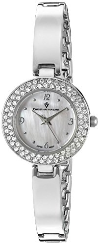 Christian Van Sant Women's CV8611 Palisades Analog Display Quartz Stainless Steel Watch
