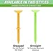 GoSports 3.25” Widemouth Tees Plastic Golf Tees, 60 Tee Player’s Pack - Max Distance and Easier Teeing