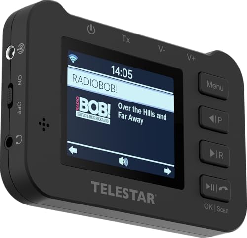 TELESTAR TOP CAR 2 DAB+ Adapter für Autoradios Akku Schwarz