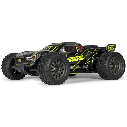 ARRMA RC Truck 1/10 VORTEKS 223S DSC 2WD RTR Brushless Stadium Truck, Yellow,(Lipo Battery and Charger Not Included) ARA3505T1