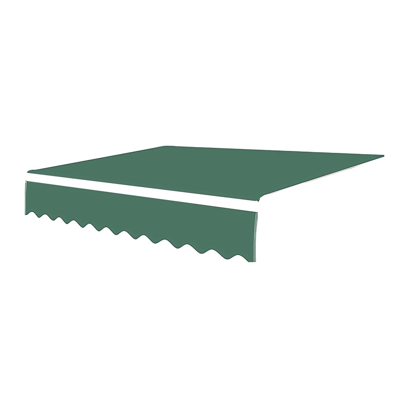 Tela de toldo retráctil 20x12 pies de repuesto impermeable para patio o terraza