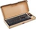 Amazon Basics Full-Sized Wireless Computer Keyboard and Mouse Combo, QWERTY Layout, 2.4 GHz USB Receiver, Black, Pack of 1