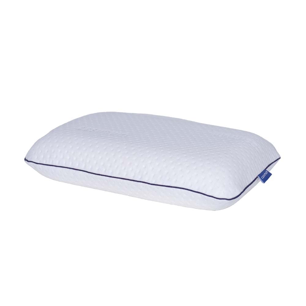 Reisekissen Memory Foam, kleines ergonomisches Reise Nackenkissen 40x25x10 | Kleines Kopfkissen für Reisen im Flugzeug, Auto, Zug, Hotel & Camping, Reisekissen Nackenstütze, aufrollbar, orthopädisch