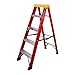 Price comparison product image ProDec 4 Tread Fibreglass Step Ladder, Heavy Duty StepLadder for Electricians, Painting & Decorating, Non Slip, Weatherproof, Stepladders, Step-Ladder