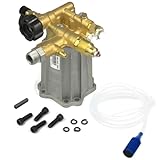 Annovi Reverberi RMV25G30D Pressure Washer Replacement Pump, 2.5 GPM, 3000 PSI, Gray
