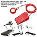 huoflame 2PCS Universal Treadmill Magnet Safety Key, Magnetic Safety Switch Round Emergency Stop Key Replacement for Most Treadmills Running Machines
