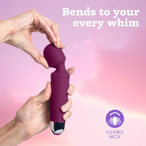 Image of Oliver James Wand Vibrator Sex Toy - 20 Patterns 8 Speeds Long Battery Life