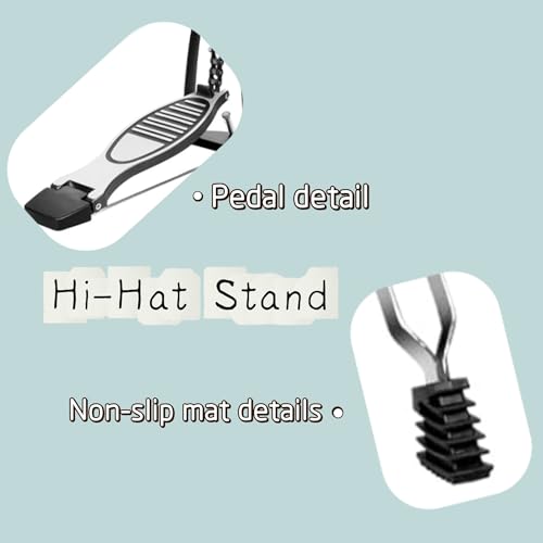 HYBIZEJZ Professional Hi-Hat Stand for Drum Set - Thumbnail 3