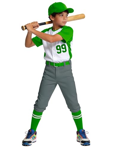 Image of MIVEI 2T 3T 4T 5T to 16Years Toddler Baseball Pants Youth Boys Tball Pants