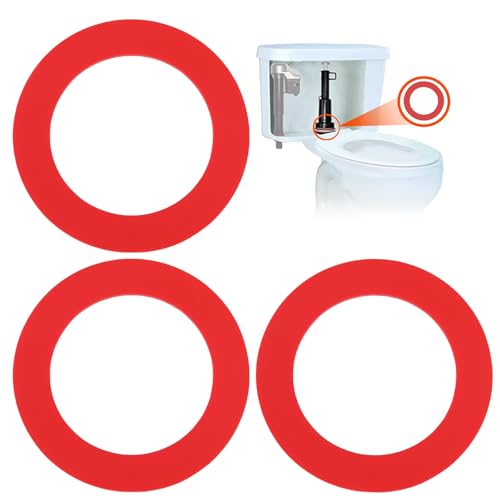 Silicone Toilet Flush Valve Seal Kit Compatible with Mansfield 210/211/160 Replacement for 630-0030 3-Pack