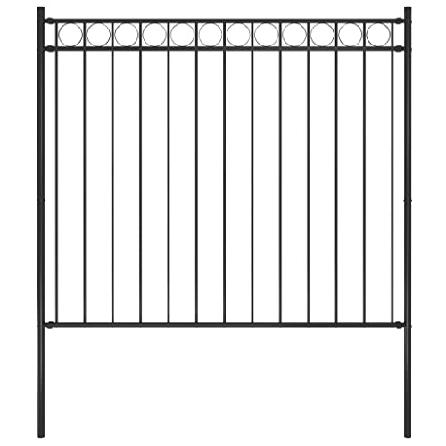 Postes Metalicos para Valla de 1,5 Marca vidaXL